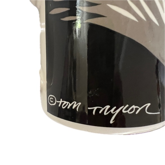 Otagiri Mug Tom Taylor Black With 5 Eagles Dive Bombing Signed Advantage Collect - Picture 4 of 7